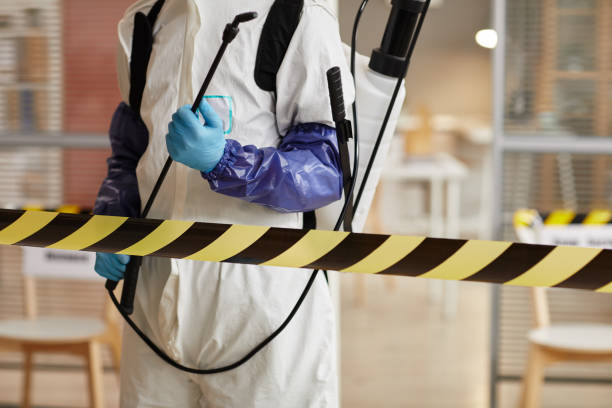 Professional Biohazard Cleanup technician working in Marlton, MD